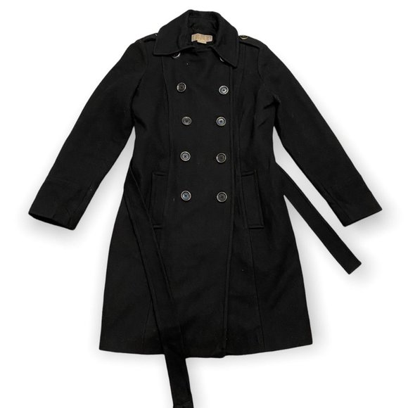 Michael Kors Jackets & Blazers - Michael Kors Wool Designer Trench Pea Coat - Womens 4